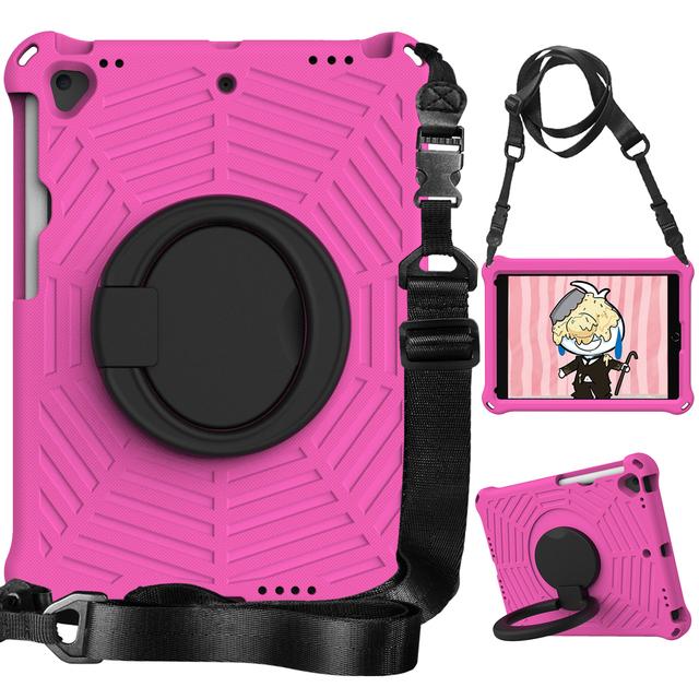 EVA Rotating Stand Case For iPad A16 11th 10.9 10th Air 3 4 5 Pro 11 1-2-3-4th 10.2 7-8-9th 10.5 9.7 Mini 7 A17 Pro 6 5 4 3 2 1