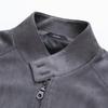 JOW Men's Suede-Feel Anti-Wrinkle Stand Collar Jacket