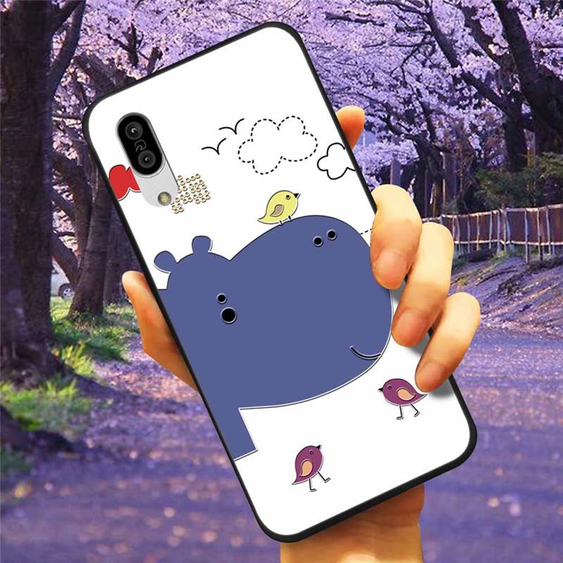 For Sharp Aquos Sense3 Case 3D Flower Relief Silicone Soft Emboss Cover For Sharp Aquos Sense 3 Lite Sense6 6 Luxury Cartoon