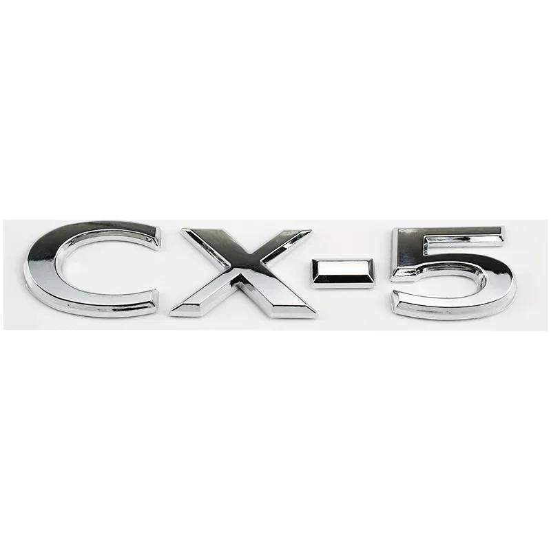 For Mazda CX4 CX5 CX7 Body Decoration Accessories Car ABS Rear Trunk Words Letters Logo Badge Emblem Decals Sticker hkwmg66