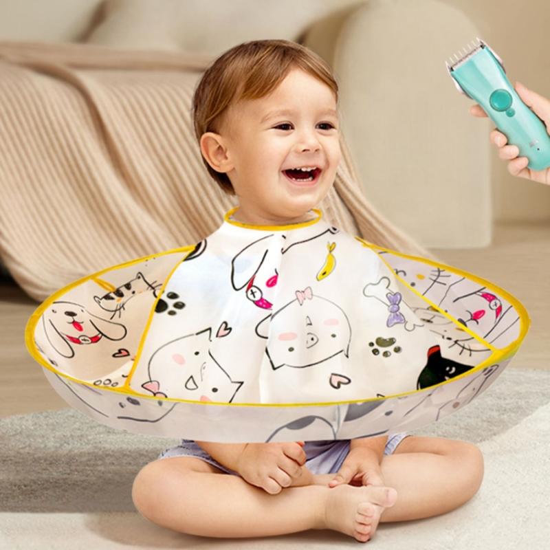 1 Piece Children Colorful Hair Cutting Cape Salon Hairdresser Cloak Umbrella Cloth Foldable Kids Hairdressing Apron