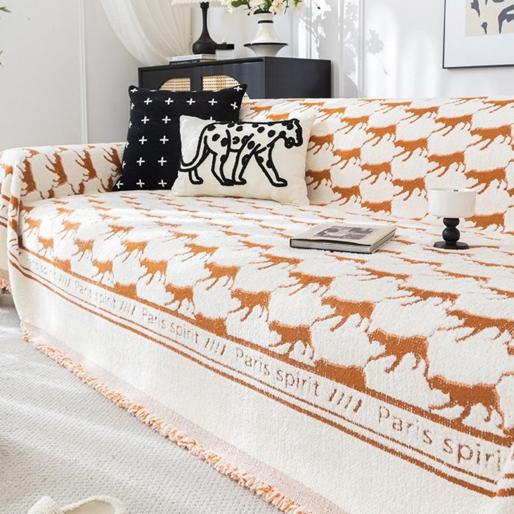 Anti-cat scratch winter plush sofa towel 2025 new seat cushion light luxury high-end universal cover full cover cloth blanket
