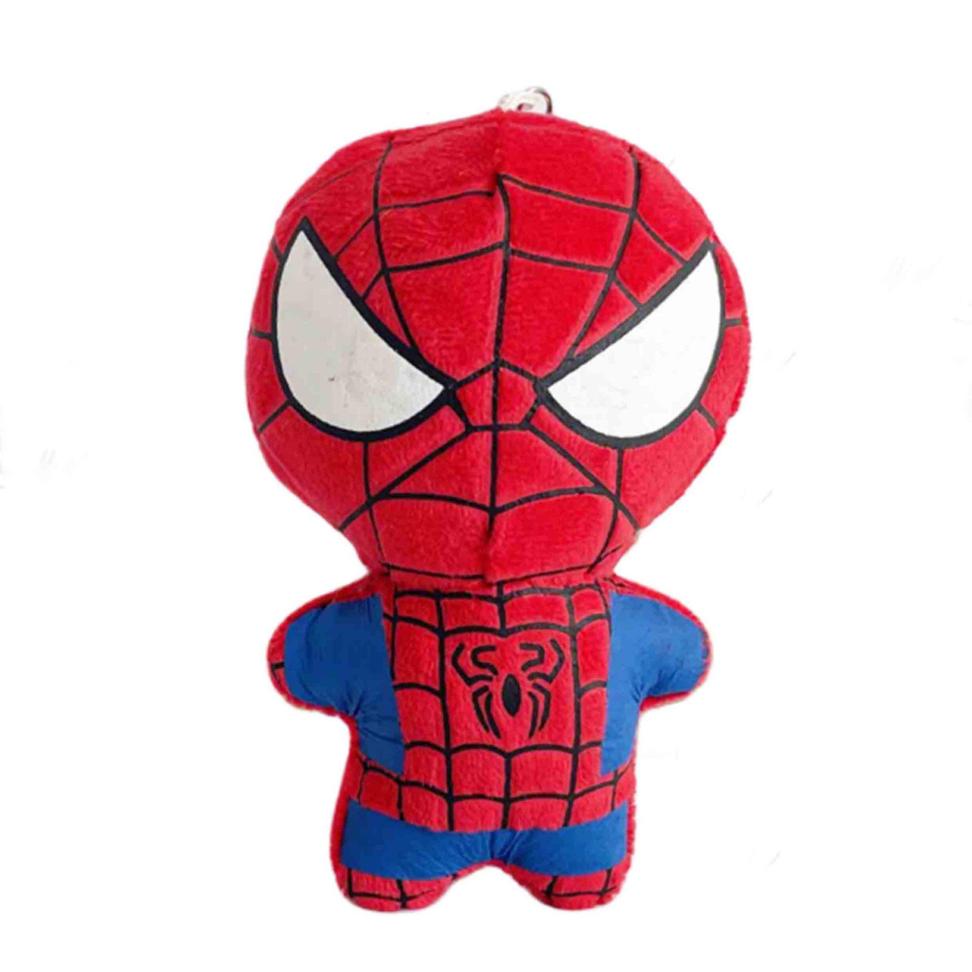 Avengers Plush Keychain: Captain America Figure Doll Pendant Spider-Man