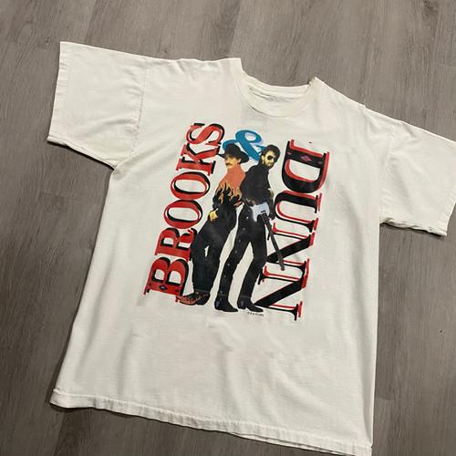 Vintage Brooks amp Dunn Band Cotton Shirt Unisex Albums S to 5XL BO300 Unisex T-Shirt