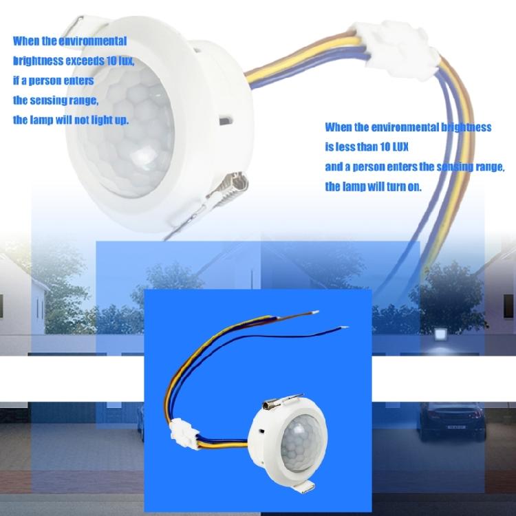 Human Body Motion Sensors Light Switches LED Motion Sensors Detection Automatic Sensors Light Switches for Lighting Lamp