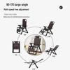 Dual-Use Folding Rattan Chair for Lounging and Napping - Perfect for Balcony and Home Leisure, with Comfortable Backrest for the Elderly.