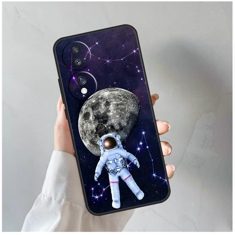 Moon Stars Space Astronaut Phone Case For Honor X8b X9b X8 X9 X6a X7a X8a X9a Honor Magic 6 Pro 5 Lite 50 70 90 Cover