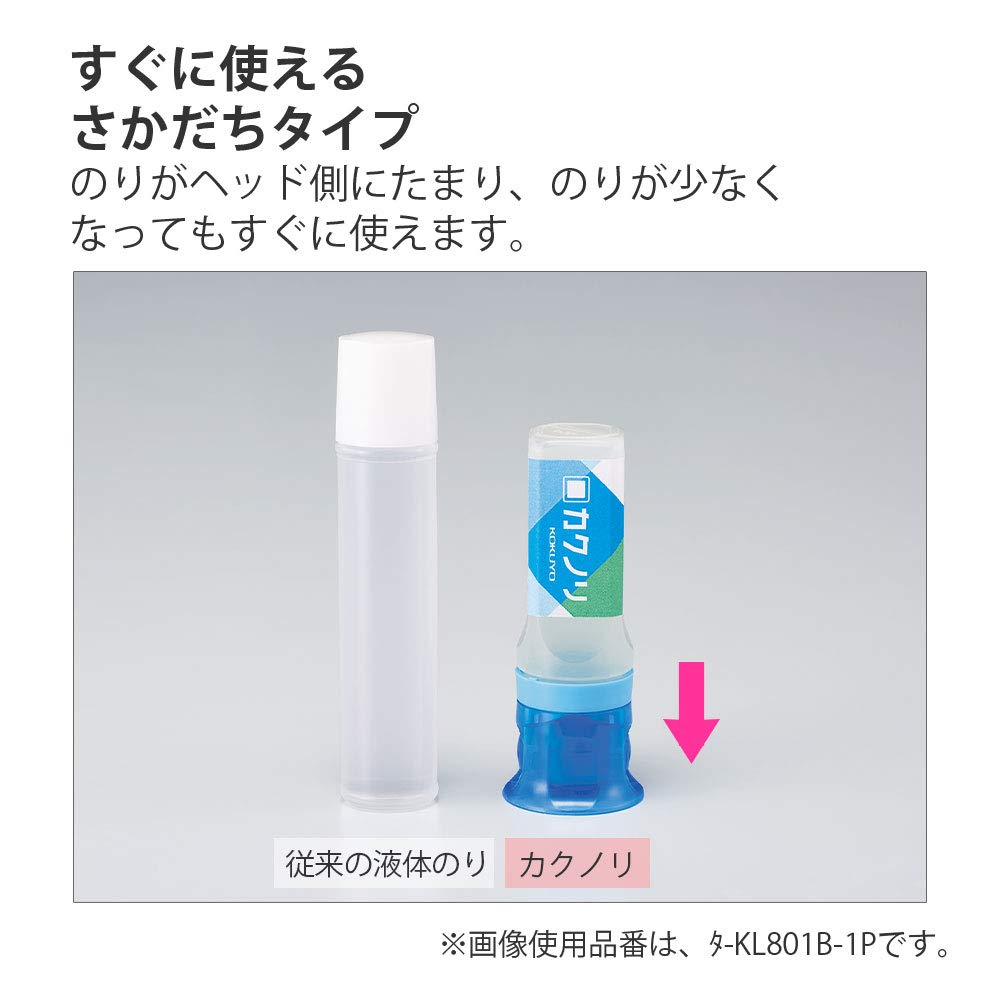 KOKUYO Kakunori Líquido Fuerte Set de Pegamento, Adhesión, 5, Azul, TA-KL801B-1PX5SET