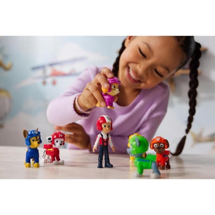 Spin master multipack de 7 figurines air rescue la pat' patrouille