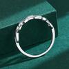 Eleganter Unendlichkeits-8-förmiger Fingerring für Frauen Ehering Accessoires Silberfarbe Luxuriöser Trendiger Damenschmuck Geschenk
