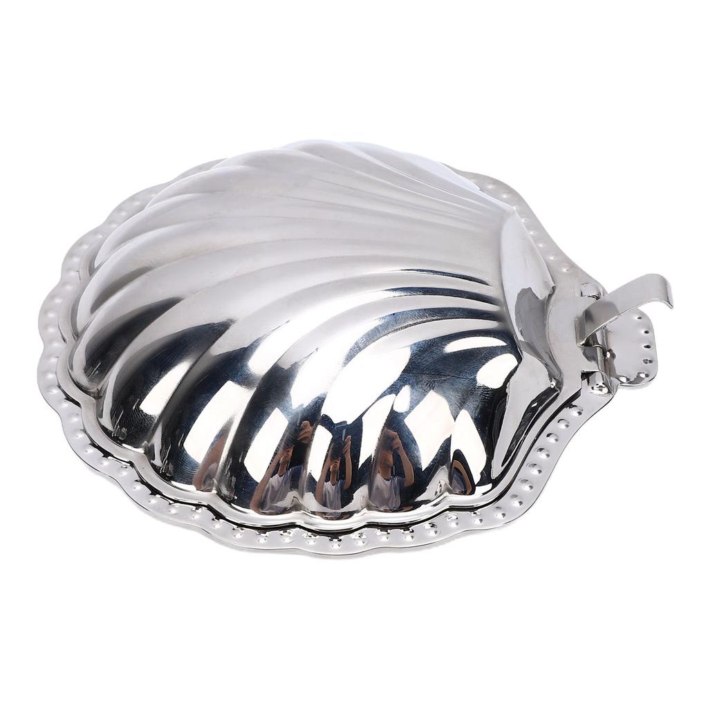   Jewelry Dish Trinket Tray Decorative Jewelry Plate Serving Tray for Nuts Appetizers Home Party Decor Silver Finish