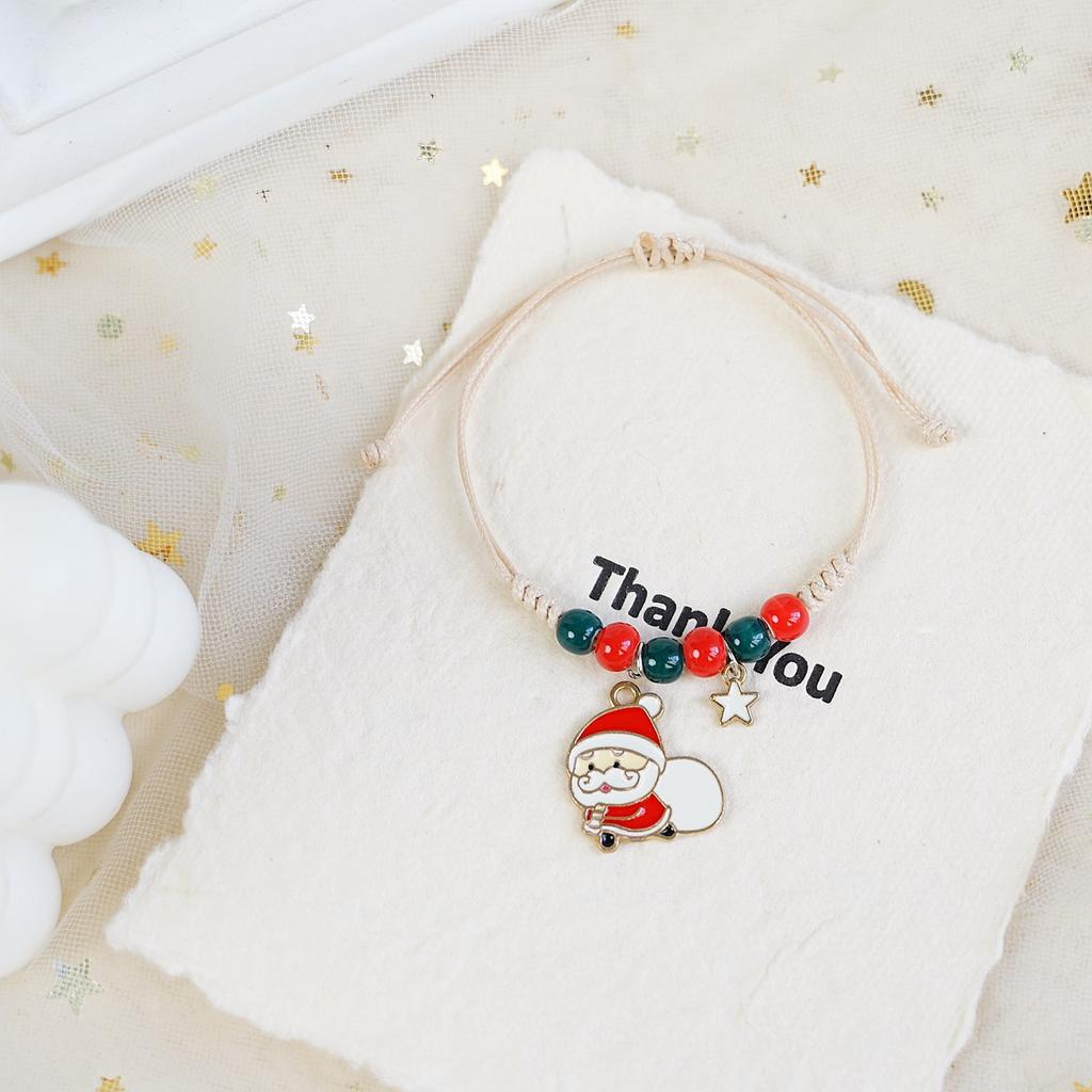Hot-selling Christmas Bracelet Female Popular Santa Couple Girlfriend Jewelry Women