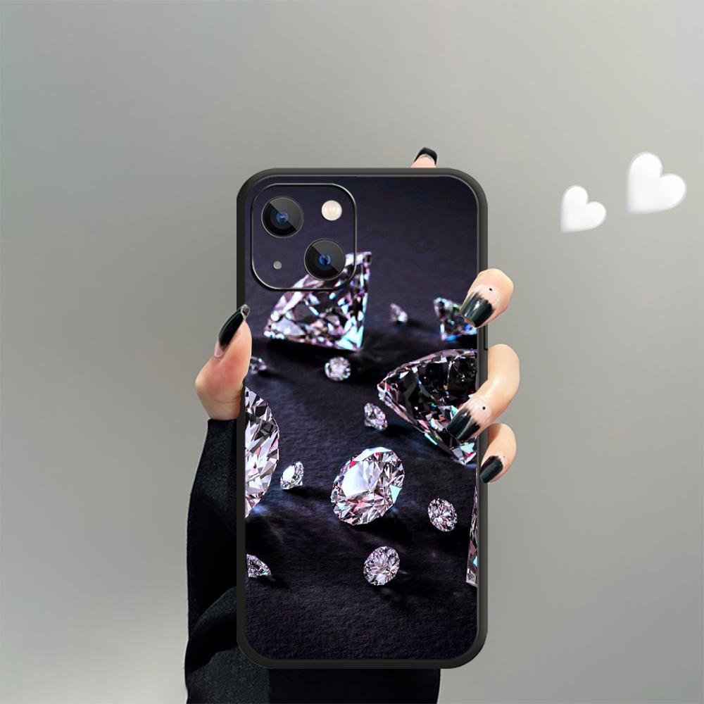Diamond Gems Fashion Art Phone Case For iPhone Samsung Galaxy Redmi Xiaomi Oppo OnePlus Note S A 7 8 9 10 11 12 13 14 20 21 22 23 53 54 Pro Plus Ultra