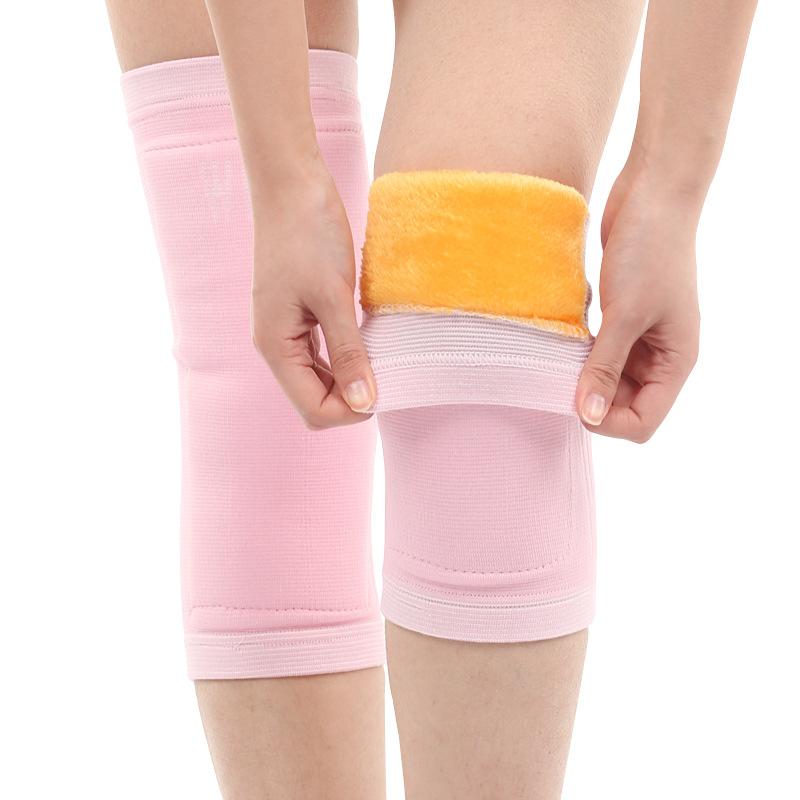 

Knee pads to keep warm, old cold legs, thickened and velvet, men and women, the elderly, cold-proof knee joints M рожевий