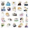 50 Natsume's Book of Friends Anime Stickers: Graffiti, DIY, Waterproof for Skateboards, Phones, and Suitcases