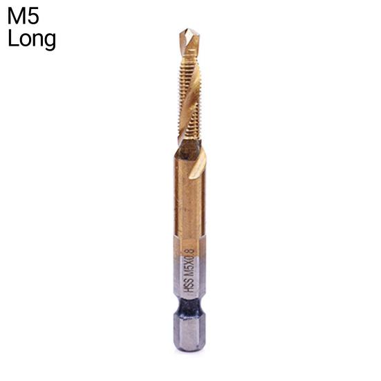 M3-M10 Matkap Uçları Yaygın Olarak Kullanılan Yüksek Verimli Yüksek Hız Çelik Hex Shank Büküm Matkap Uçları Elektrikli Matkap