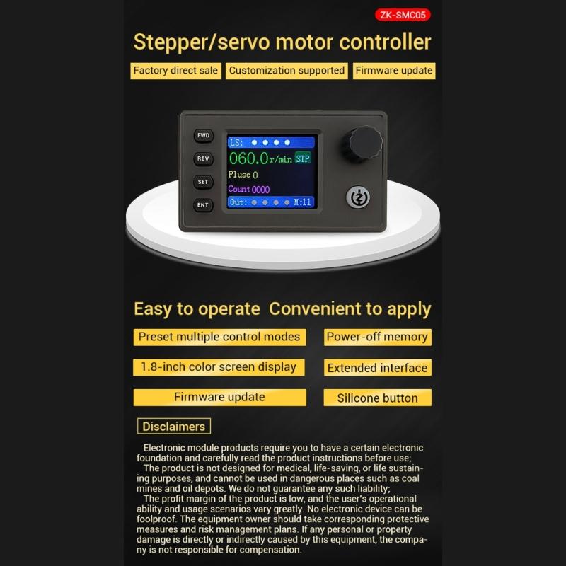 Industrial Grade 4 Channel Stepper Servo Motor Pulse Controller For Stepper/Servo Motors With Limit Switches Compatibility
