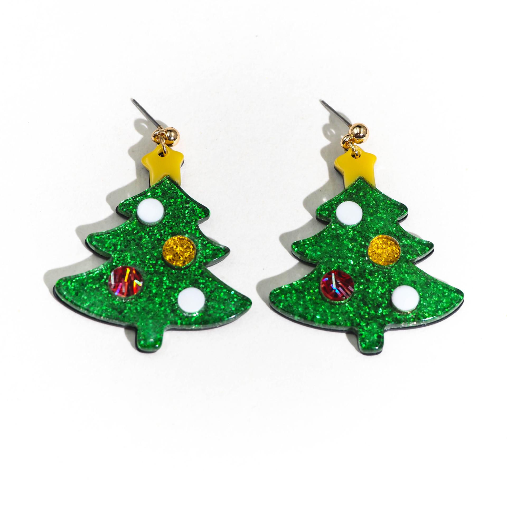

Women s Christmas Tree Stud Earrings: Cute, High-end, Festive Atmosphere