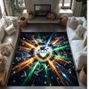 Venezia FC Football Print Crystal Velvet Rug, Comfortable Water Absorbent Non Slip Indoor Floor Carpet