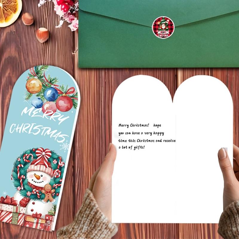 Creative Holiday Greeting Card With Envelopes Christmas Card For Travelers Office Use Festives Occasion