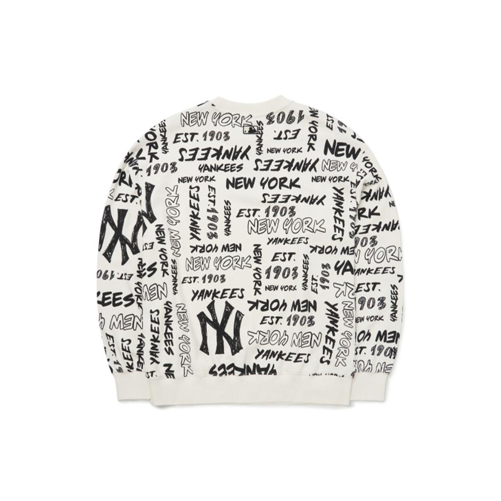 New MLB New York Yankees Sweatshirts Unisex White 3AMTZ0124-50IVS