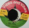 7inch Record CARLTON LIVINGSTON  Any Fool VV002 Vibes And Vibes UK Reggae Ska  Dub Used