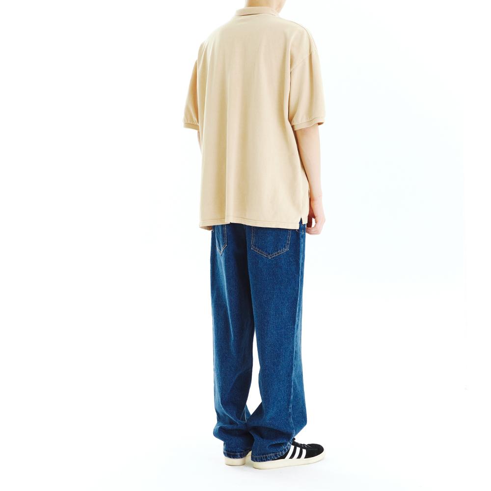 MAHAGRID Third Logo Pk Pigment Polo Beige(Mg2Cmmt537A)