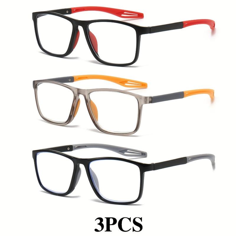3 Pairs of New Sports Presbyopia Glasses Fashionable and Simple Presbyopia Glasses Middle-aged and Elderly Men's and Women's