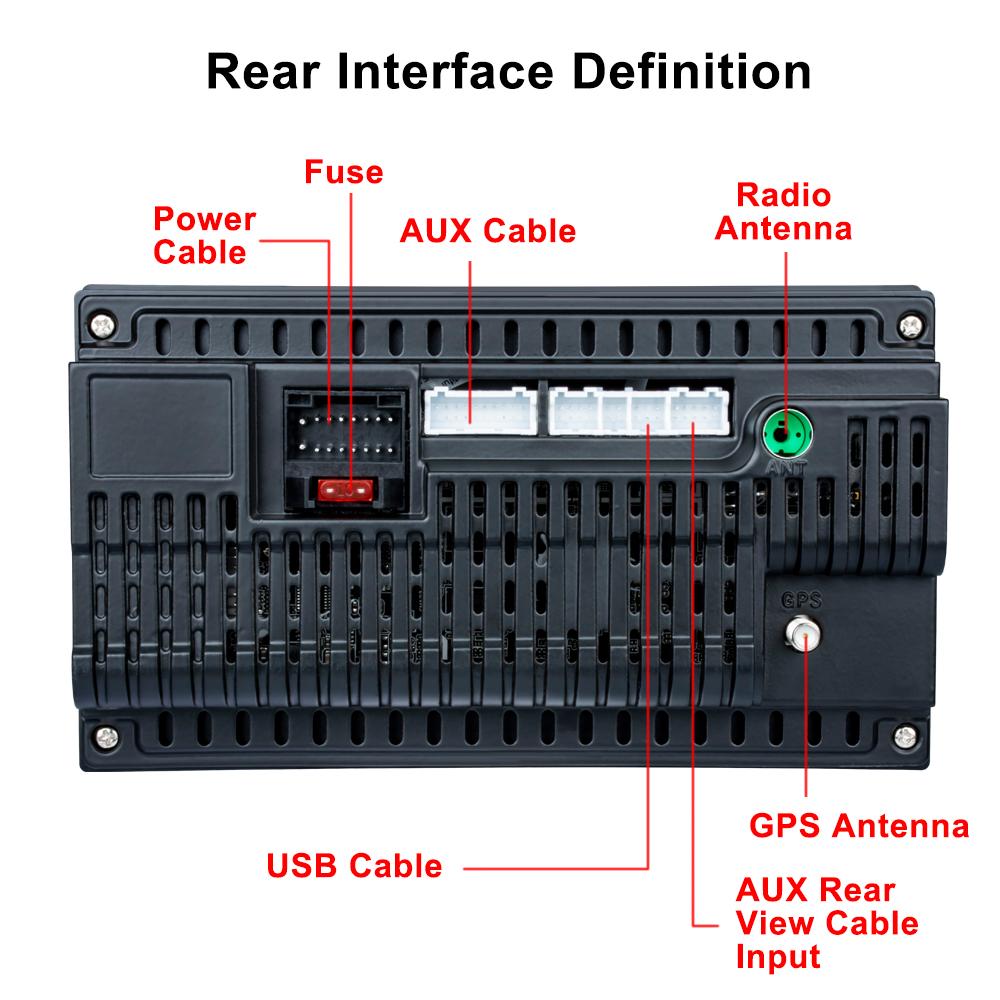 Reakosound 7"  Android 11 Car MultiMedia Player 2 Din Universal WIFI GPS Car Audio FM Radio Bluetooth Mirror Link HD 2USB