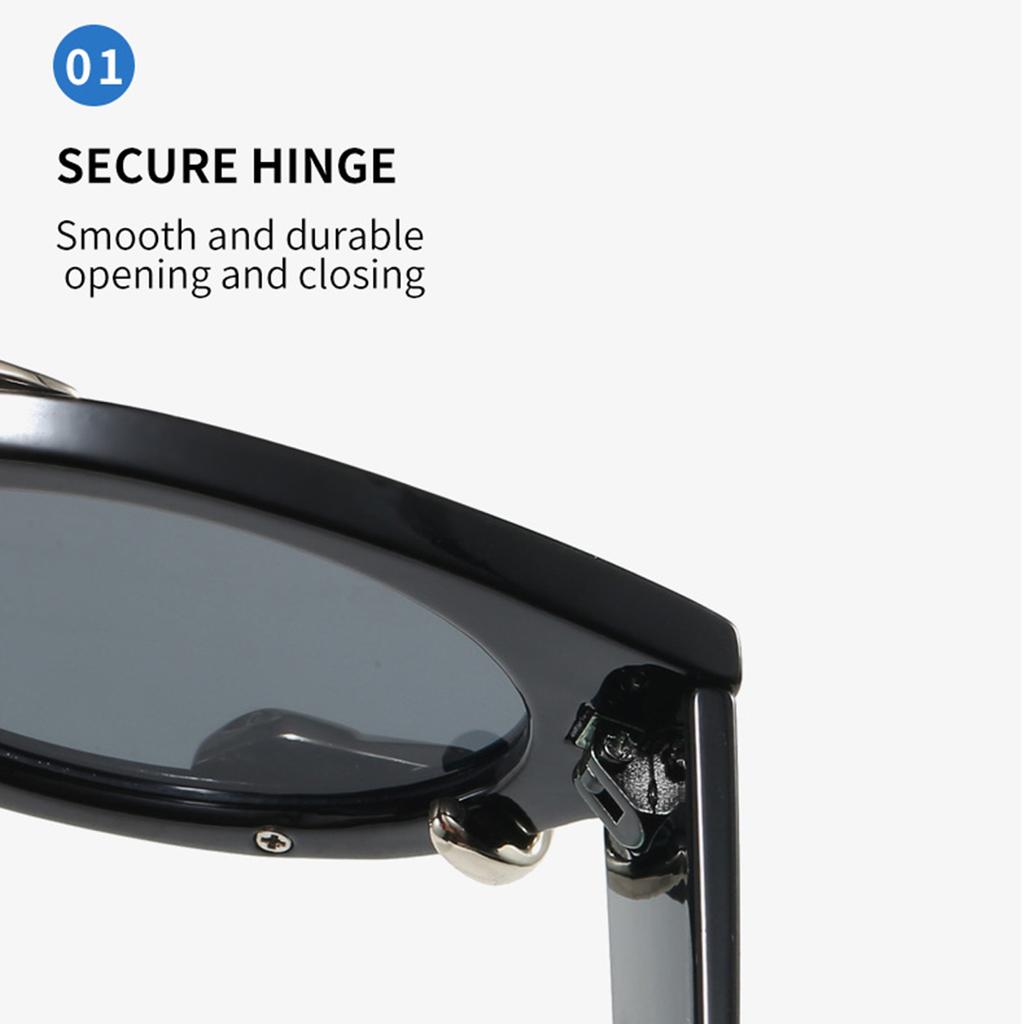 Metal Hinge Year of The Snake Limited Sunglasses Retro Spice Bar Technology Sense Concave Shape Sunglasses Tide Girl Glasses.