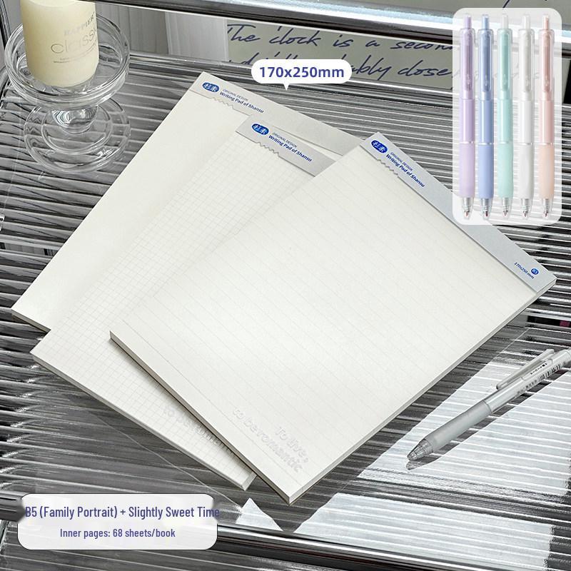 Tearable Portable Small Notebook Planner with Sticky Notes and Memo Pad
