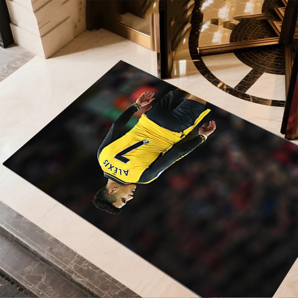 Manchester Player Portrait Carpet Design for Dormitory Dining Room Playrooms Game Room Antislip Carpet Office home decor