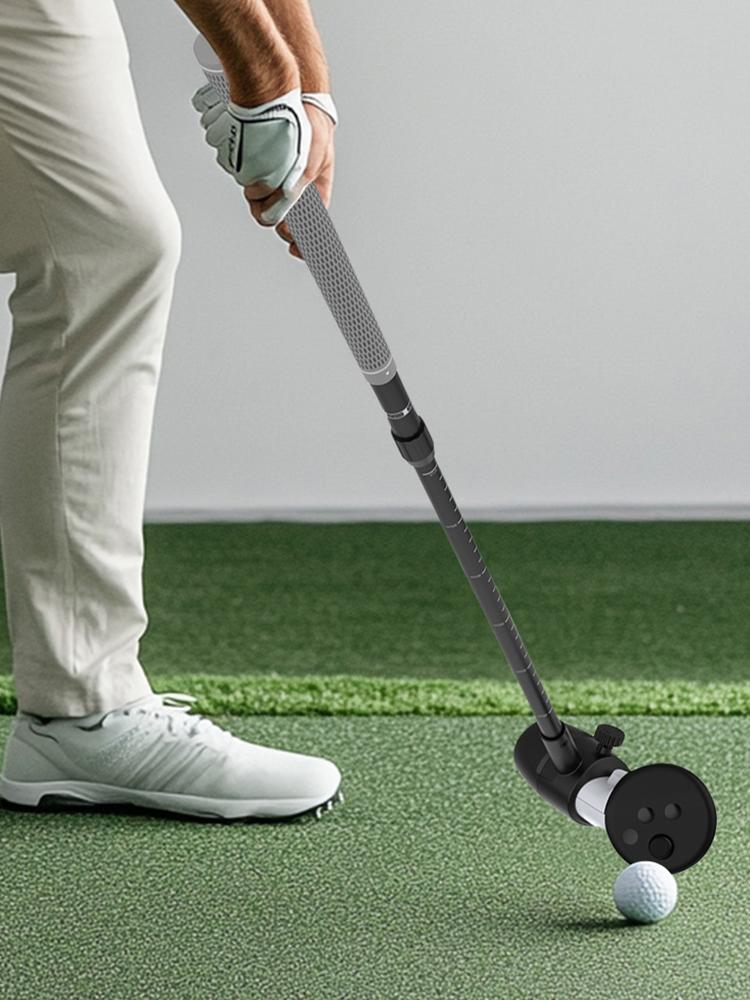 VR Golf Club VR Golf Handle Grip Non-Slip VR Golf Club Grip 80 Degree Keep Tracking for Meta Quest 3S/Quest 3/Quest 2 Controller