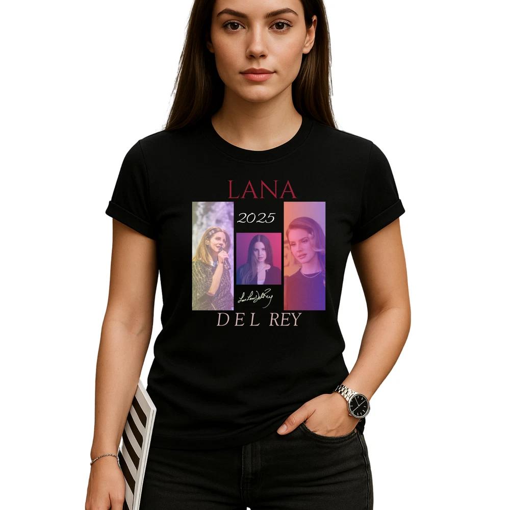 Lana Del Rey red tex t shirtt Lana Del Rey MerchLana Del Rey Kids adult Tee S