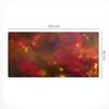 Vinyl Desk Mat with Stylish Space Nebula Print 100X50 Cm