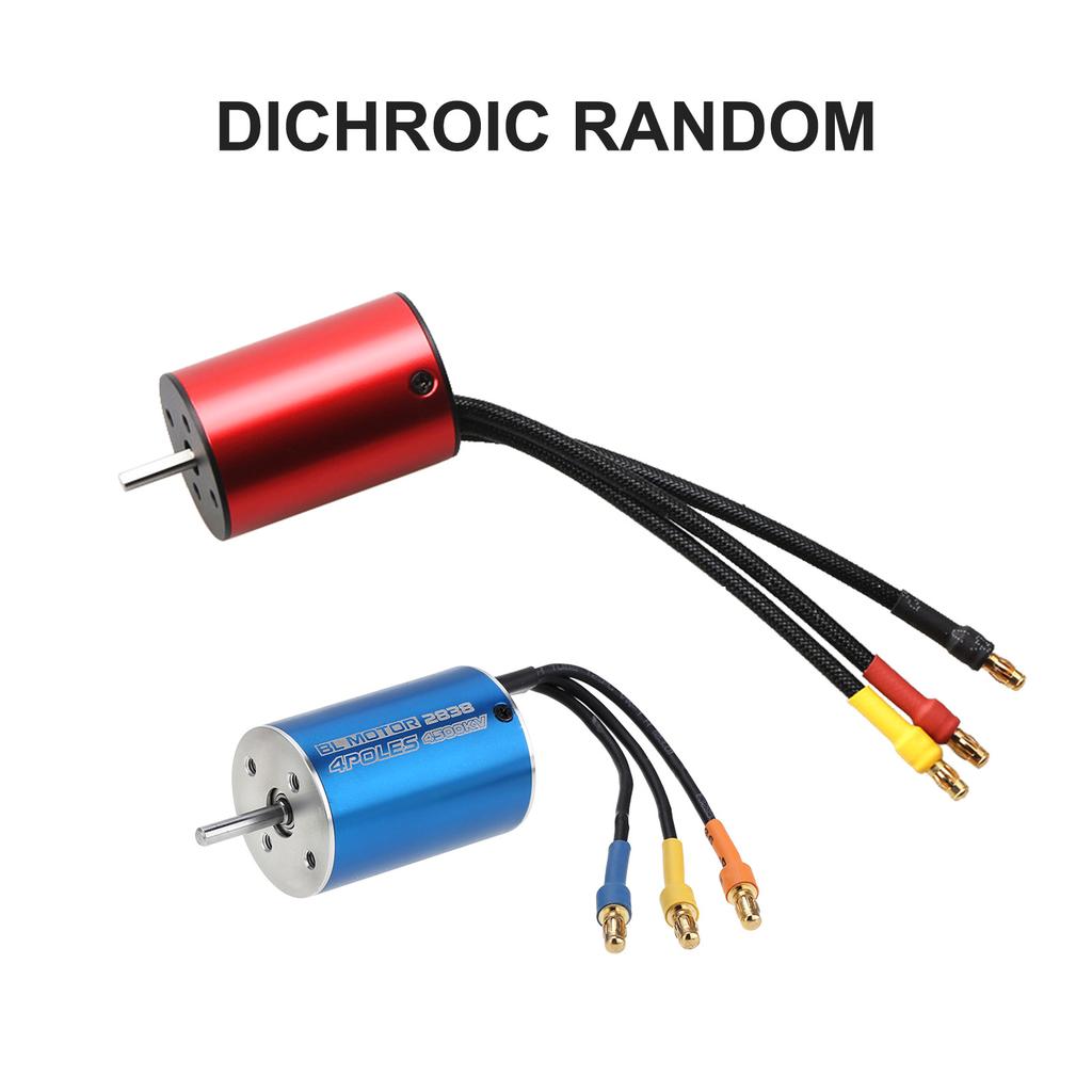 2838 4500KV 4P Sensorless Brushless Motor & 35A Brushless ESC Electronic Speed Controller for 1 14 1 16 1 18 RC Car