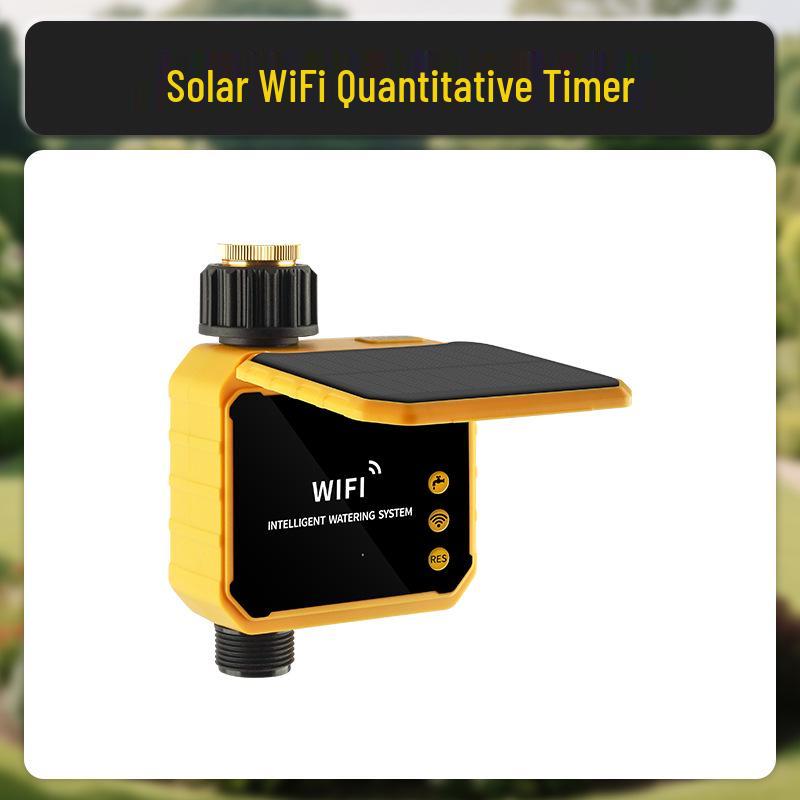 Solar-Powered Wireless WiFi Water Valve Timer