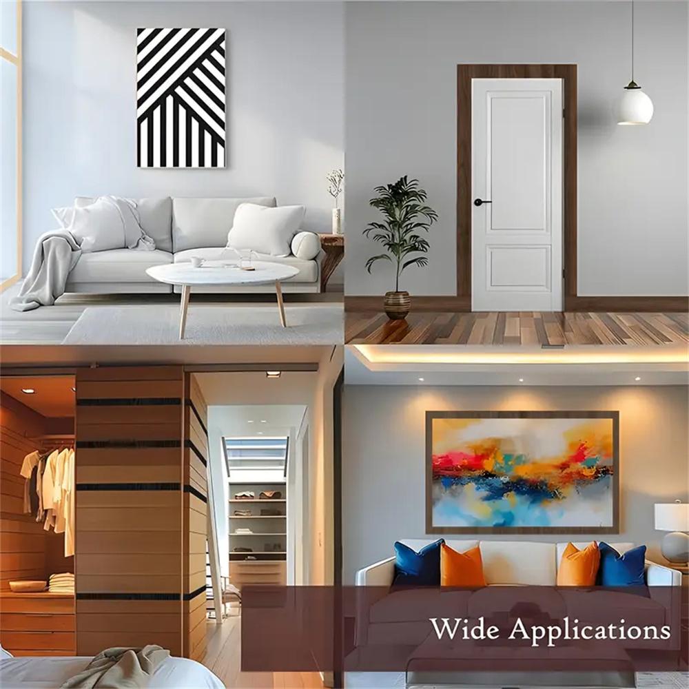 1Pc 10M Self-adhesive Wall Trim Line Skirting Border Waterproof Baseboard Wallpaper Sticker For Living Room Home Decoration
