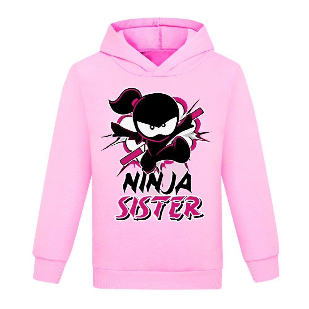 Cute Game NINJA KIDZ Hoodie Pullover Boys Girls Cartoon 3D Printed Sweatshirts Child Anime Casual Long Sleeve Tops