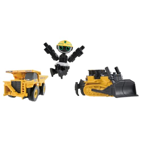 Takara Tomy Tomica Job Labor Grand Build Braver Dump Truck & Bulldozer DX Set, Miniature Car Toy, Ages 3 and Up