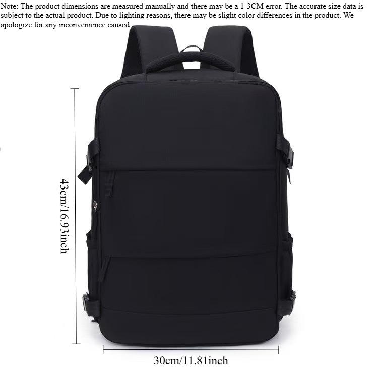 New minimalist solid color backpack, unisex, large capacity, lightweight, suitable for school, work, business trips, and travel