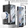 Custodia Magnetica per Galaxy Z Fold6 con Supporto Rimovibile Portapenne Finitura Opaca Cover Protettiva in PC Antiurto