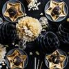 20pcs Gold/Silver Five Pointed Star Paper Plate Disposable Dessert Tray Paper Plate  Christmas