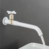 1PC Thread G1/2' Antique Gold Black Extended Single Cold Mop Pool Bathroom Sink Tap Splash Proof Toilet In-Wall Washbasin Faucet