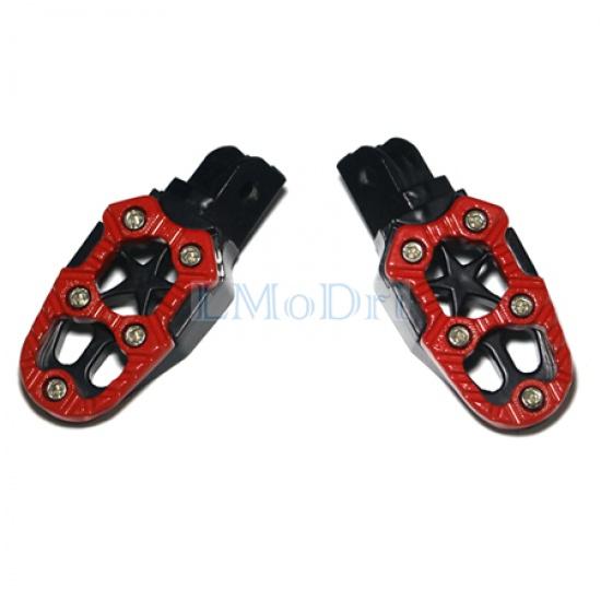LMoDri 2 PZ/PAIO Spedizione Gratuita Poggiapiedi Moto Moto Fuoristrada Motorcross Pedane Pedali Modifica Universale