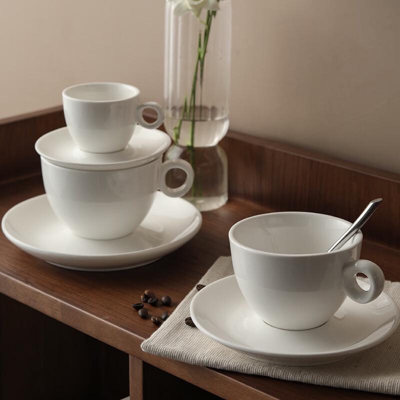 Shangqi 300ml Ceramic European Coffee Cup & Saucer Set