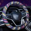 Ethnic Style Linen Steering Wheel Cover - Trendy, Unique Design