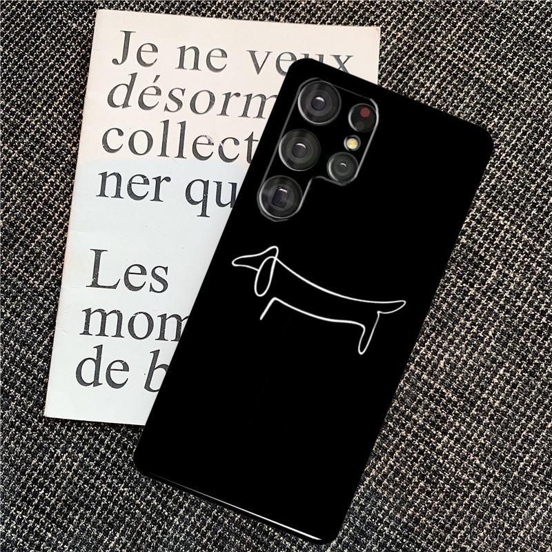 

Sausage Dog Dachshund Quotes Case For Samsung Galaxy S24 S25 Ultra S20 S21 S22 S23 Ultra S9 S10 Plus S25 FE Back Cover Galaxy S21Ultra
