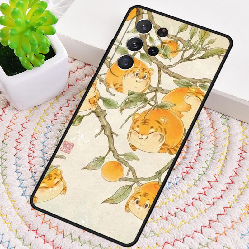 Funny Cartoon Tiger Phone Case for Samsung Galaxy Note 10 Pro S26 Ultra S23 S24 FE S25 S21 S22 PLUS Shockproof Cove