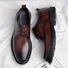Fashion Spring/Summer Men 37-45 Men's Flat/6CM Heightening Elevator Shoes Business Formal Leather Shoes Man British Casual Wedding Suit